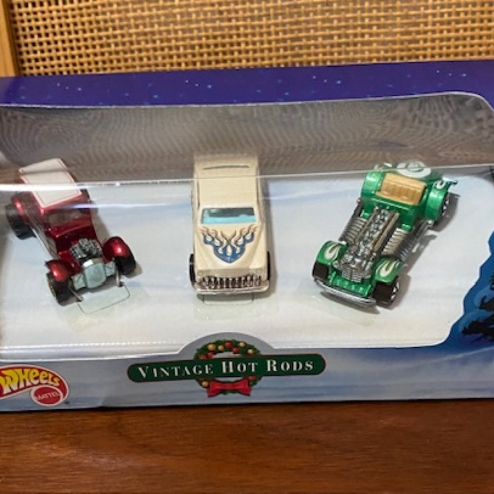 Vintage hot rods. Hot wheels. 3 piece.
